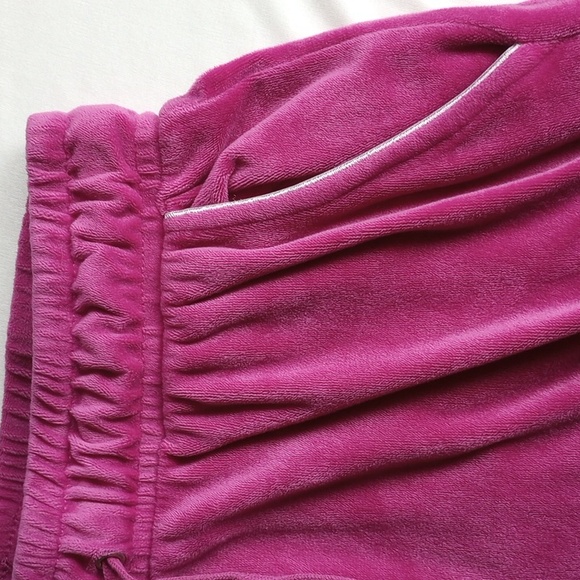 Derek Heart Super Soft Velour Crop Wide Leg Pants M Fuschia 50off3 - Picture 3 of 8